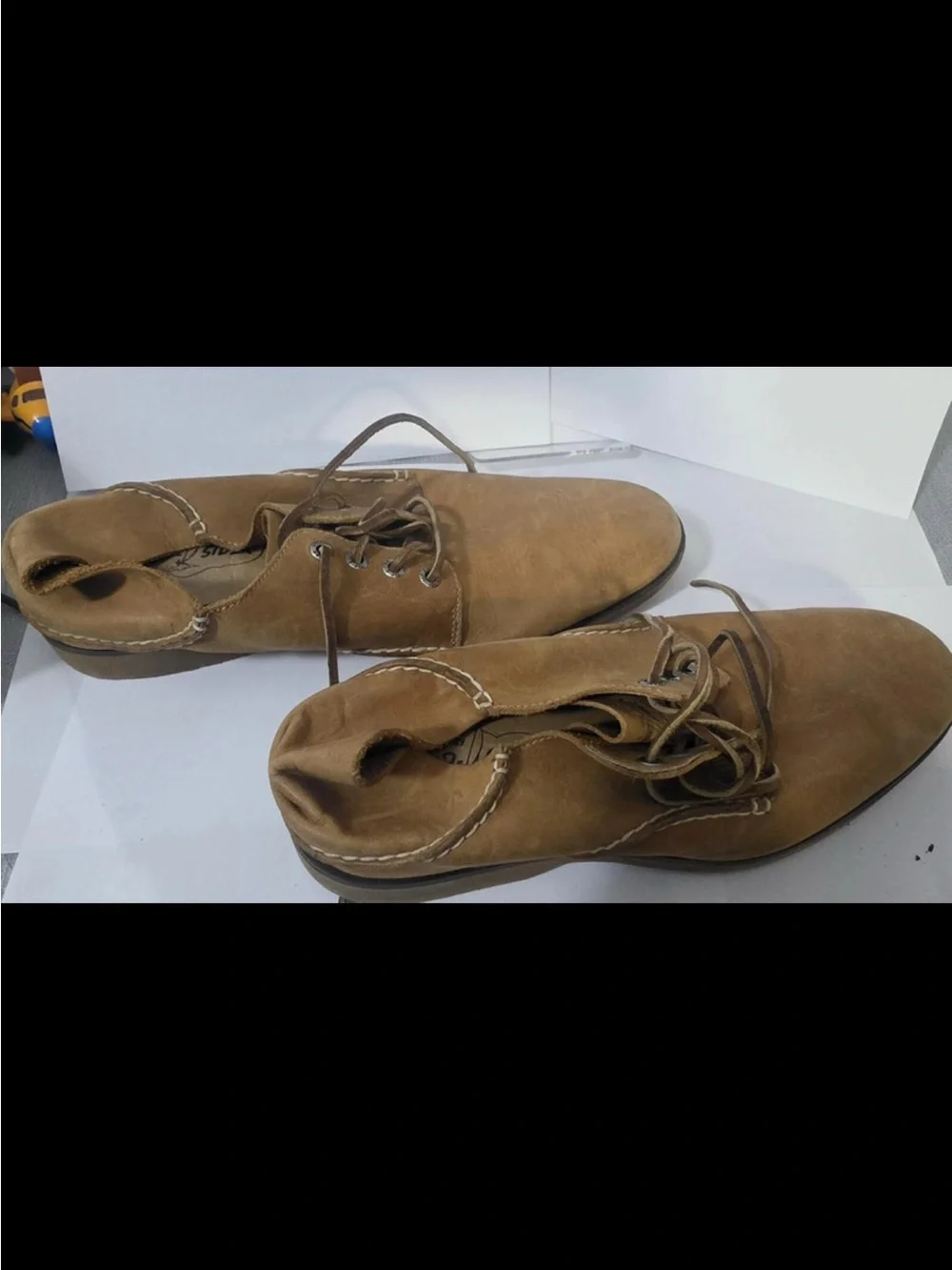 Men's Sperry Casual Brown Suede Lace-Up Shoes, Size 11